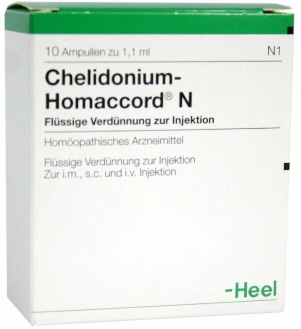 Chelidonium Homaccord N Ampullen