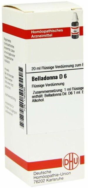 Belladonna D6 20 ml Dilution