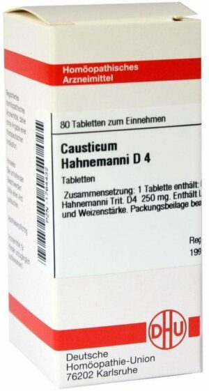 Causticum Hahnemanni D 4 80 Tabletten