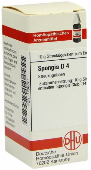 Spongia D4 10 G Globuli