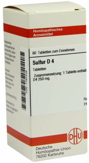 Sulfur D4 Tabletten 80 Tabletten