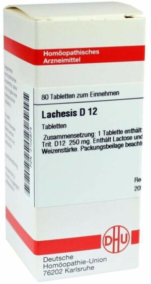 Lachesis D 12 80 Tabletten