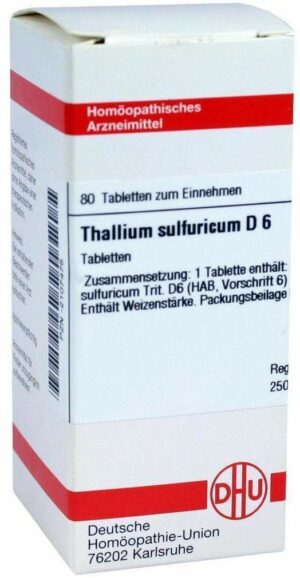 Dhu Thallium Sulfuricum D6 80 Tabletten