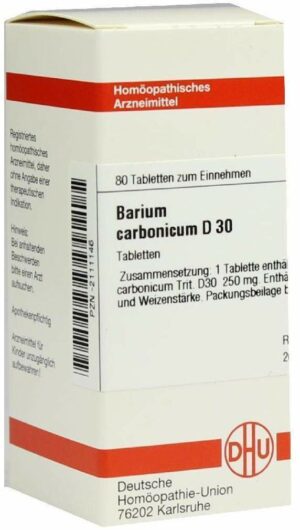 Barium Carbonicum D 30 Tabletten