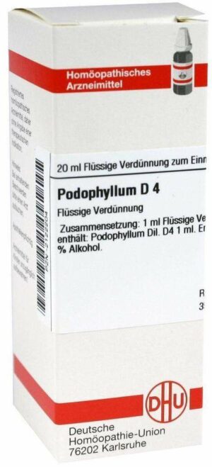 Podophyllum D4 Dilution 20 ml Dilution