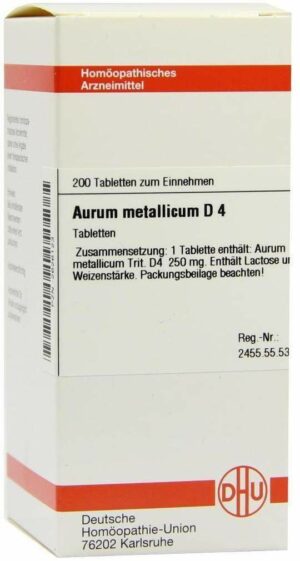 Aurum Metallicum D4 Tabletten 200 Tabletten