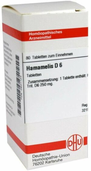 Hamamelis D6 Dhu 80 Tabletten