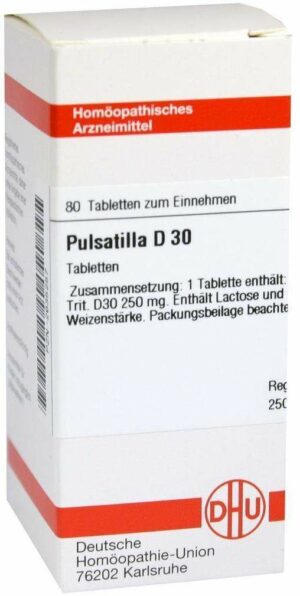 Pulsatilla D30 Tabletten 80 Tabletten