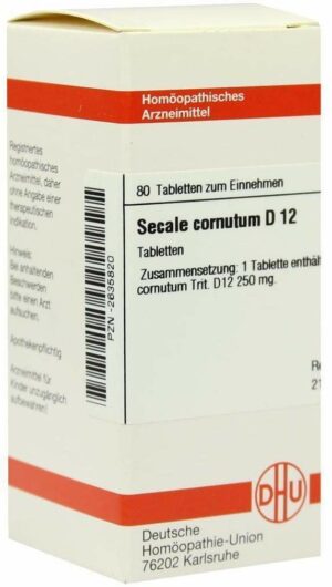 Secale Cornutum D12 Tabletten 80 Tabletten