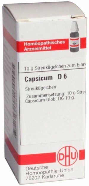 Capsicum D6 10 G Globuli