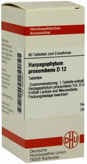 Harpagophytum Procumbens D12 Dhu 80 Tabletten