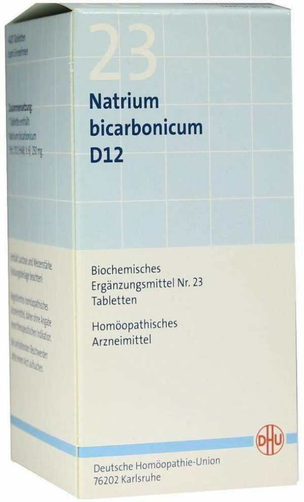 Biochemie Dhu 23 Natrium Bicarbonicum D12 Tabletten  420 Tabletten