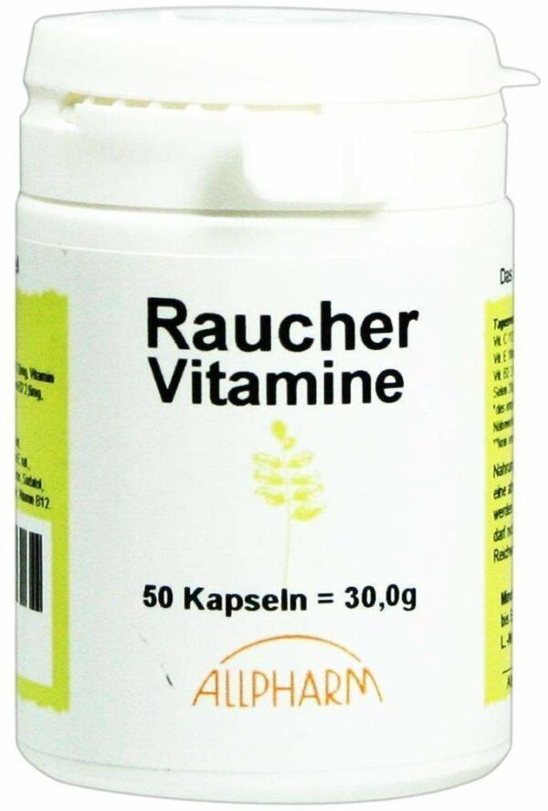 Raucher Vitamine 50 Kapseln