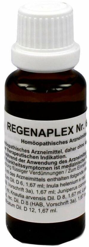 Regenaplex 63 an Tropfen