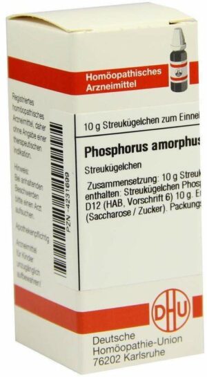 Phosphorus Amorphus D12 10 G Globuli