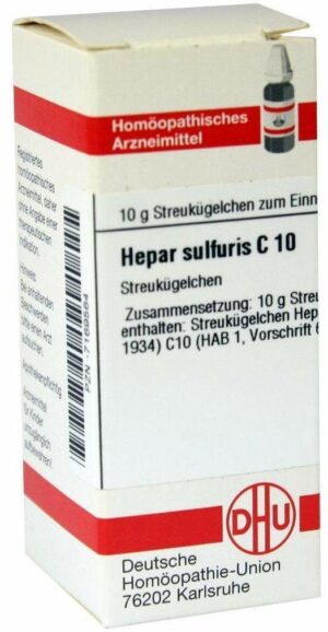 Hepar Sulfuris C 10 Globuli