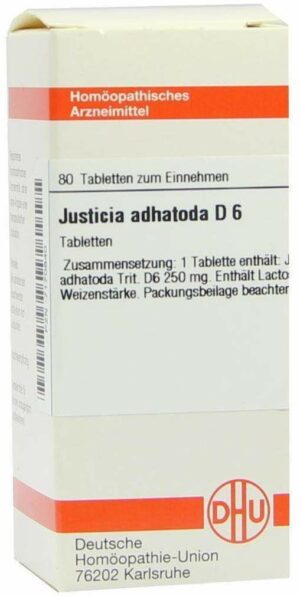 Justicia Adhatoda D 6 Tabletten