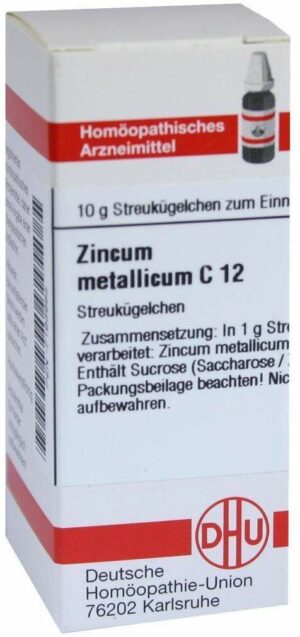 Zincum Metallicum C 12 Globuli