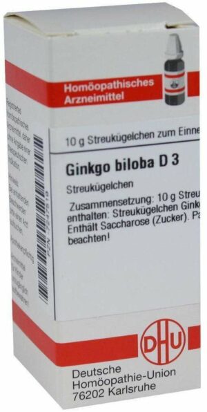 Ginkgo Biloba D3 10 G Globuli