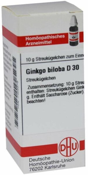 Ginkgo Biloba D 30 10 G Globuli