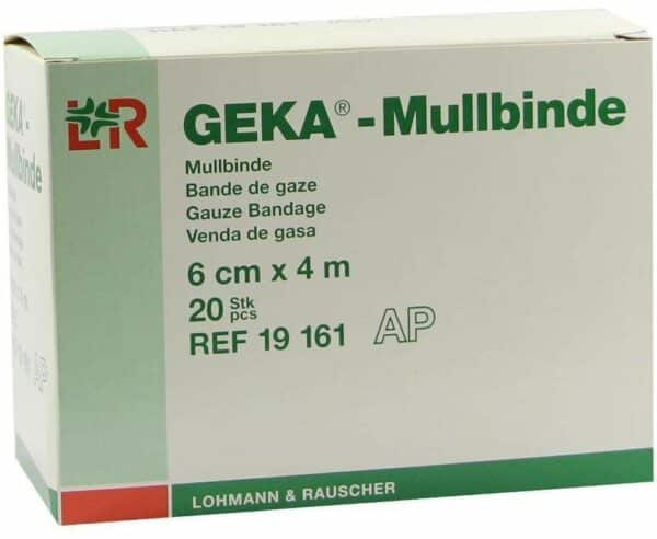 Mullbinden Geka 6 cm X 4 M 20 Binden