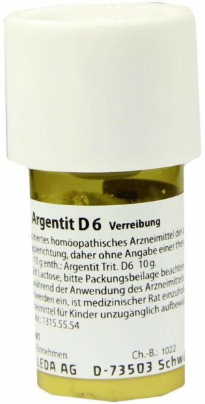 Weleda Argentit D6 Verreibung