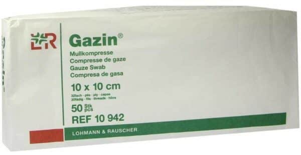 Gazin Kompressen 10x10cm 32fach Unsteril