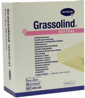 Grassolind Neutral 5 X 5 cm Steril 20 Stück