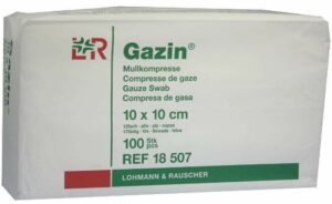 Gazin 10 X 10 cm 12 Fach 100 Kompressen