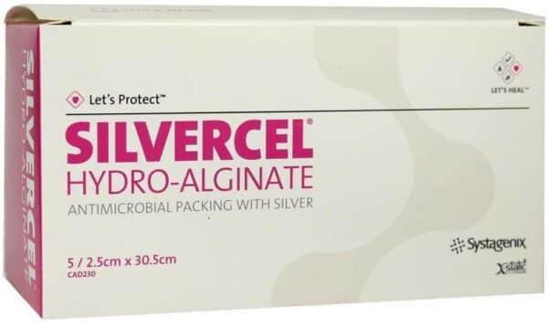 Silvercel Hydroalginat Tamponade 2