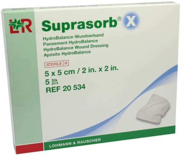 Suprasorb X Hydrobalance Wunderband5x5cm