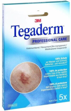 Tegaderm 3m Film 6x7cm 1624np Folienverband