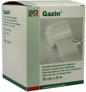 Gazin Verbandmull 5 M X 10 cm 8fach 1 Stück