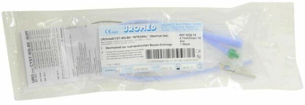 Uromed Cyst Ch 14 Wechsel Katheter Set Integral 3026