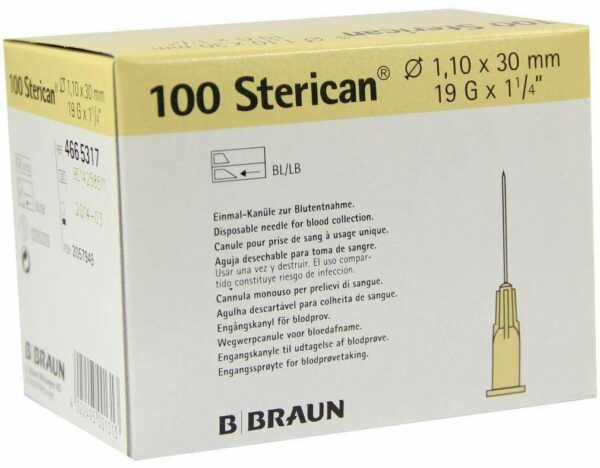 Sterican Kanülen 19 G X 1 1°4  1