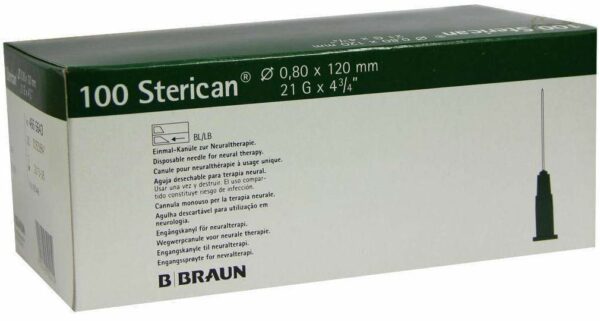 Sterican Kanülen 21 G X 4 3°4  0