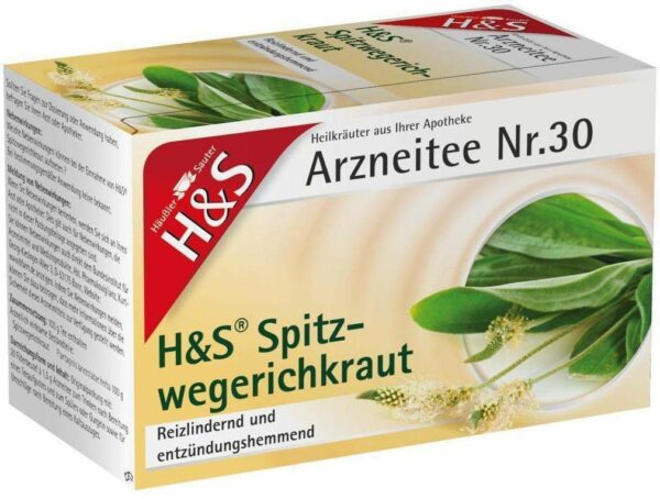 H&S Spitzwegerichkraut 20 Filterbeutel