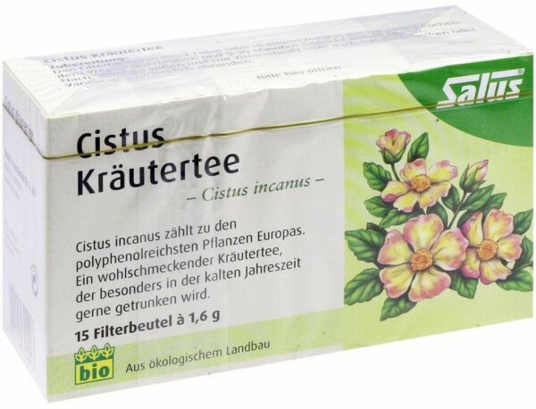 Cistus Kräutertee Bio Beutel Salus