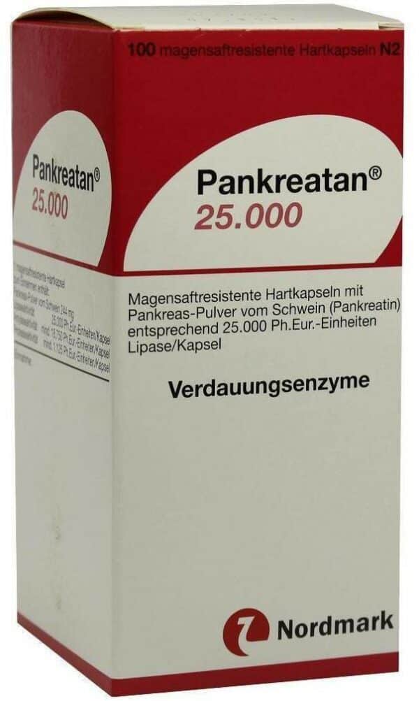 Pankreatan 25.000 100 Kapseln