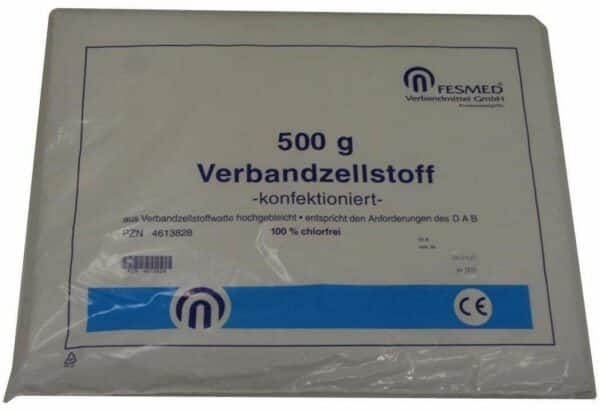 Verbandzellstoff Konfektioniert Hochgebleicht 500 G Beutel