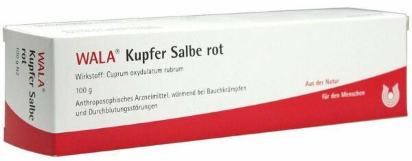 Kupfer Salbe Rot