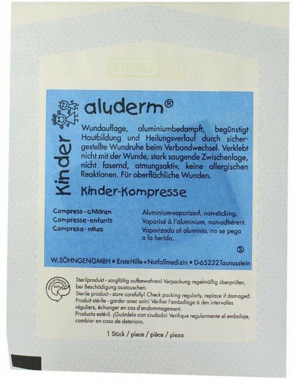 Aluderm Kinder Kompressen 4x6cm