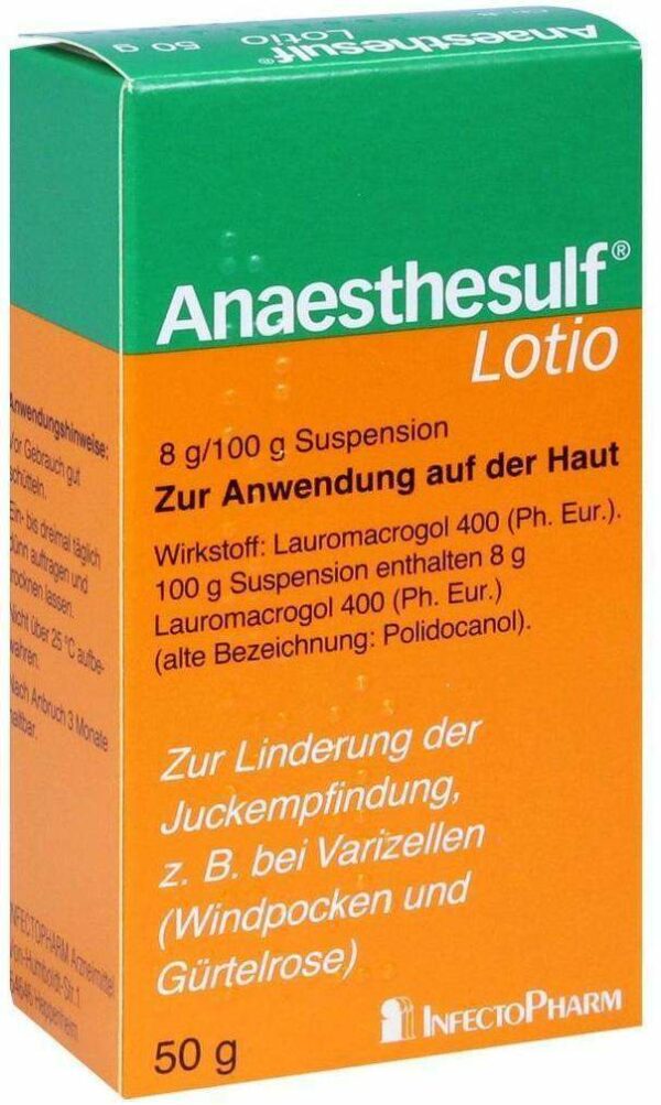 Anaesthesulf Lotio 50 G bei Nässenden Hauterkrankungen