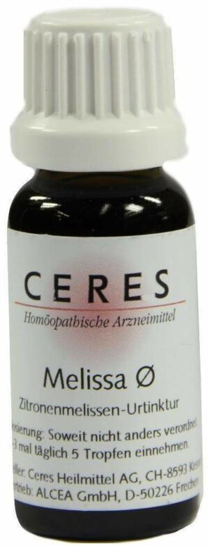 Ceres Melissa Officinalis Urtinktur