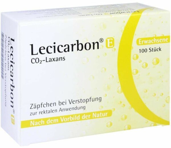 Lecicarbon E Co2 Laxans Erwachsenensuppositorien 100 Stück