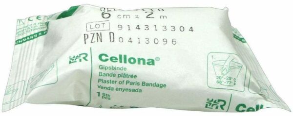 Cellona Gipsbinden 2 M X 6 cm 1  Binde