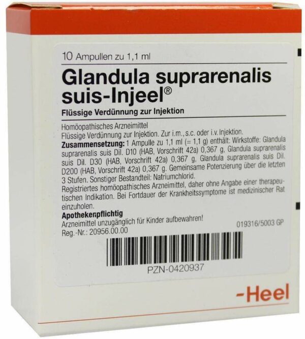 Heel Grandula Suprearenalis Suis-Injeel 10x1