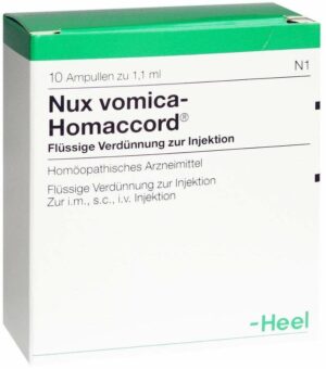 Nux Vomica Homaccord 10 Ampullen