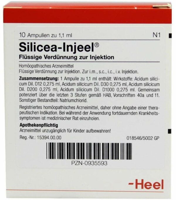 Silicea Injeele Ampullen 10 Ampullen