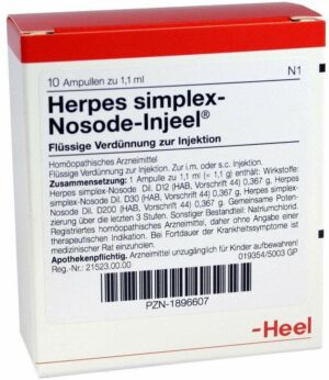 Herpes Simplex Nosode Injeel 10 Stück